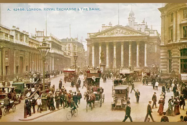 Royal Exchange  /  Postcard