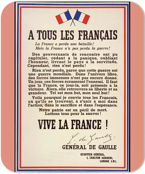 De Gaulle Declaration 2