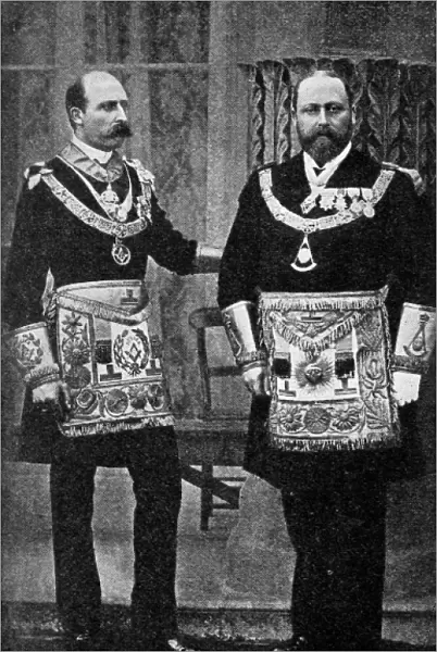Edward VII as a freemason