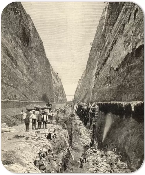 Digging Corinth Canal