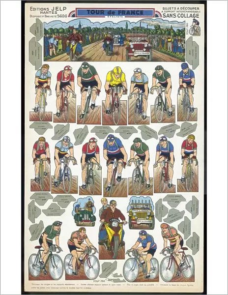 Tour De France Cutout