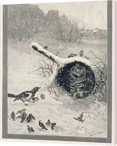 Possession is nine points of the law by Louis Wain