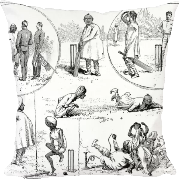 Sketches of Cricket in India, 1890