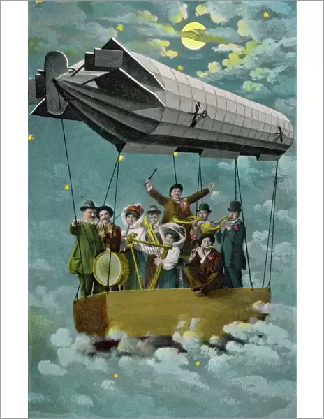 Musicians in Airship