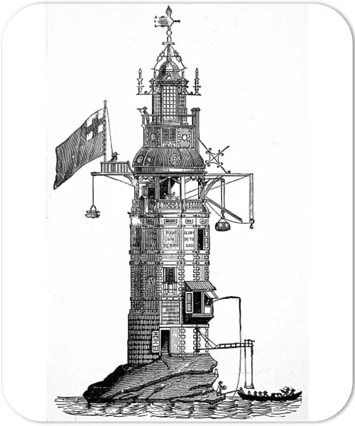 The Eddystone Lighthouse of 1698