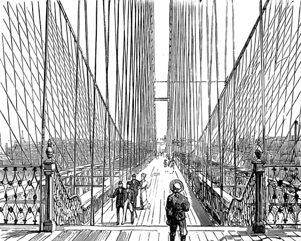 The Brooklyn Bridge, New York, 1883
