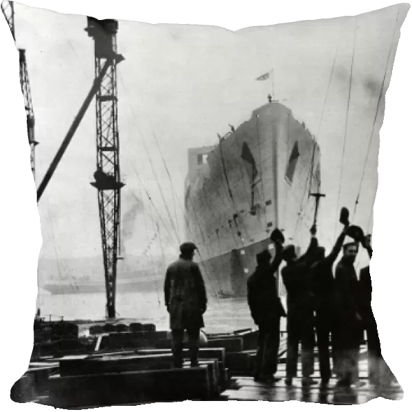 The Launch of R. M. S. Queen Mary, Clydebank, September 1934