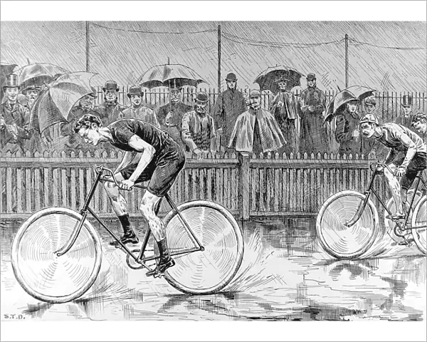 Bicycle Race at the Catford Cycling Club, 1892