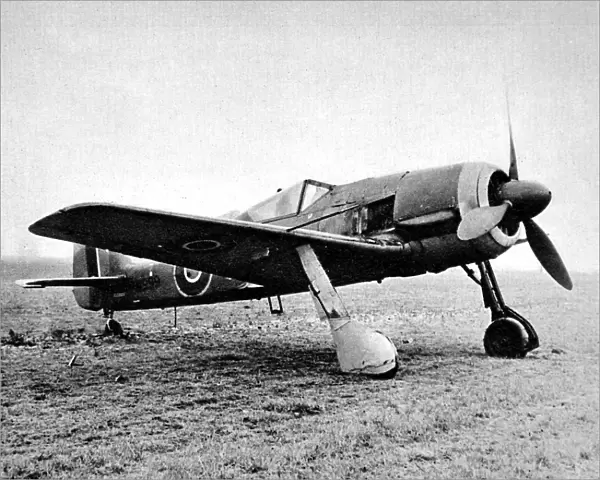 Captured Focke-Wulf 190, Britain; Second World War, 1944