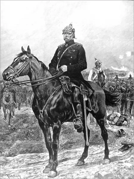 Prince Otto von Bismarck at Sedan, Franco-Prussian War, 1870