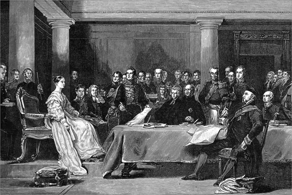 Queen Victorias First Council, Kensington Palace, 1837