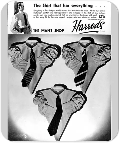 Advertisement for Harrods Department Store, 1935
