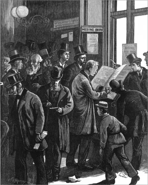 The Loss Book at Lloyds of London, 1877