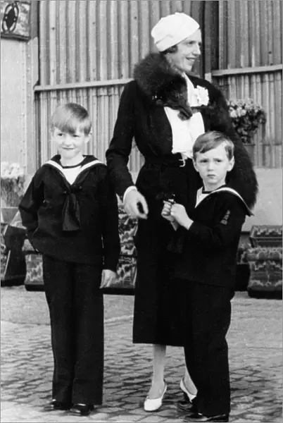 Princess Mafalda of Hesse-Cassel and sons