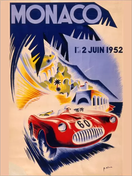 Monaco 1952 poster