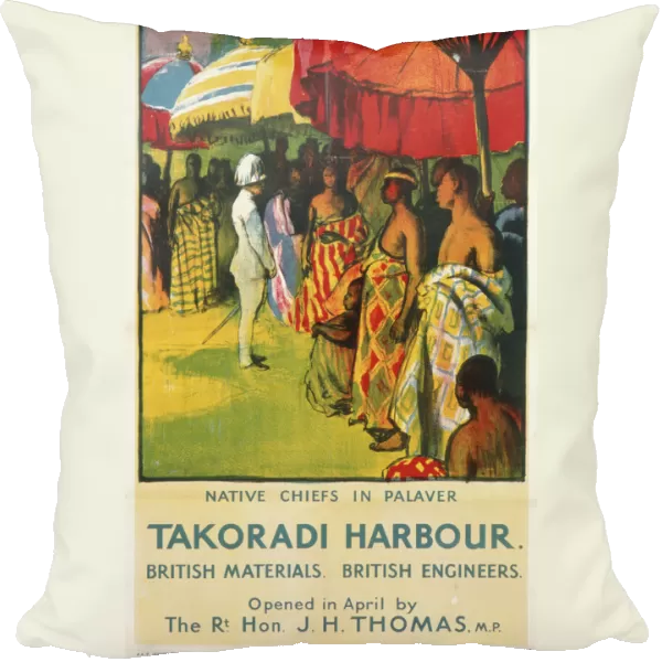 British Empire Marketing Board poster - Takoradi Harbour