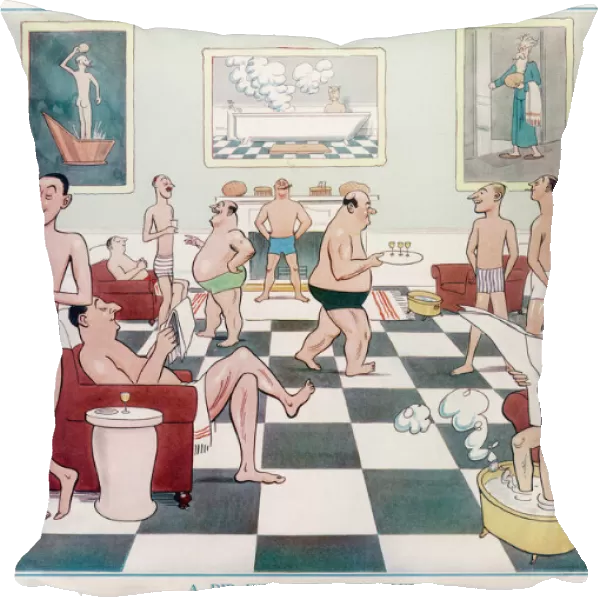 A Dip into the Bath Club by H. M. Bateman