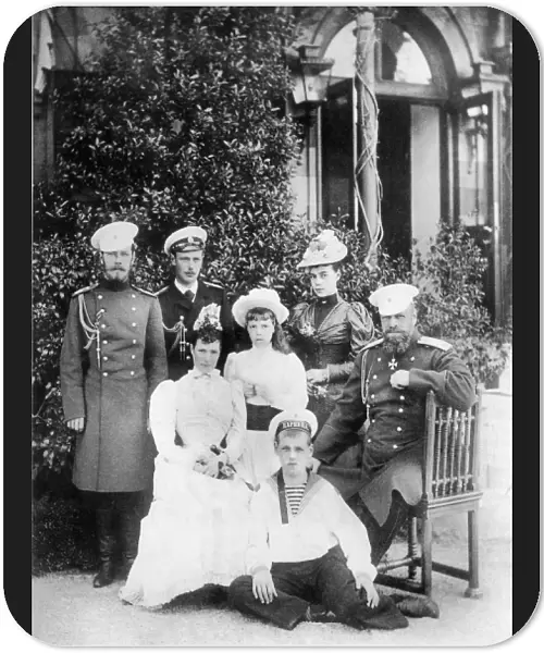 Tsar Alexander III and family