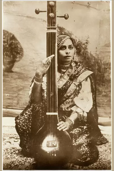Agra, India - Sitar player