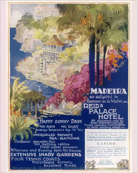Reids Palace Hotel advertisement