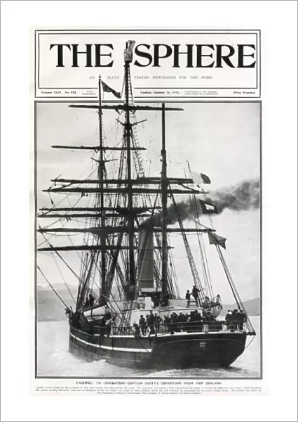 Terra Nova on front cover of The Sphere