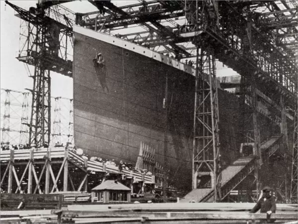 The Titanic in Belfast Dock