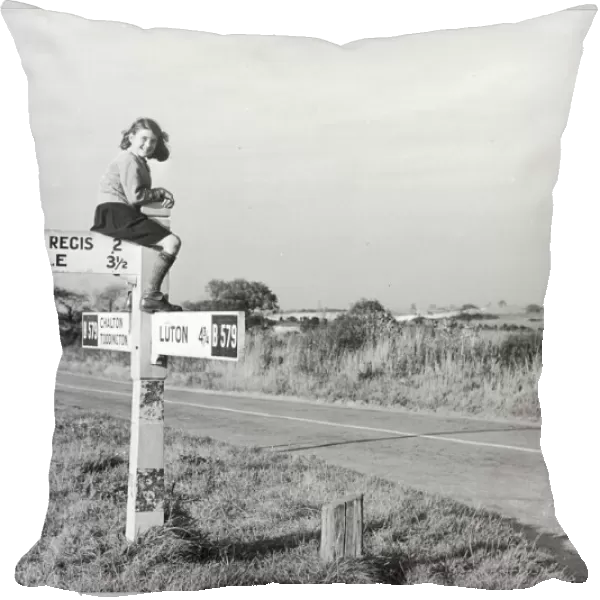 Bedfordshire road signs 1950