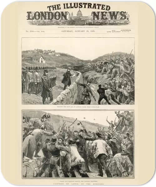 Military intervention on Lewis, 1887
