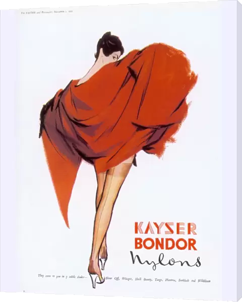 Kayser Bondor Nylons advertisement