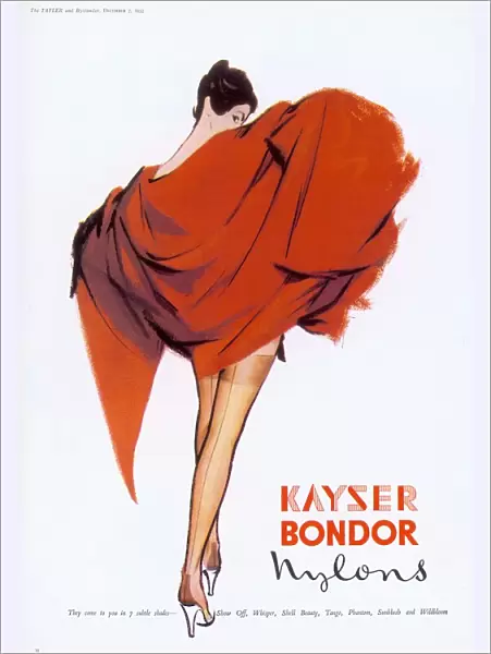Kayser Bondor Nylons advertisement