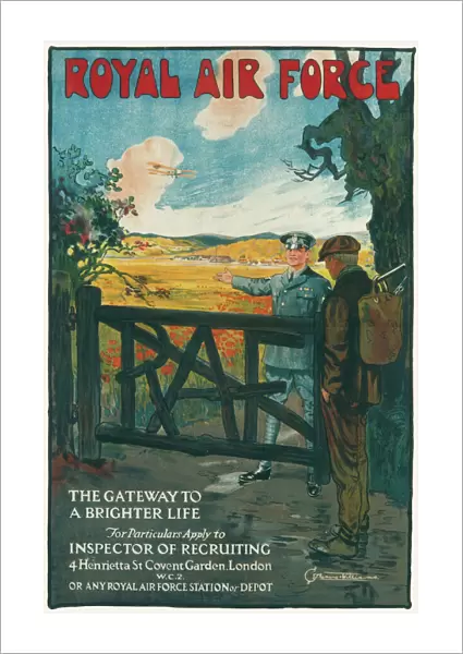 Recruitment poster for the RAF