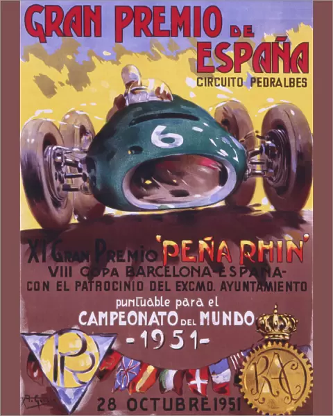 Spanish Grand Prix poster