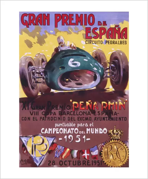 Spanish Grand Prix poster