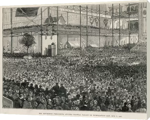 Spurgeon preaching at Crystal Palace