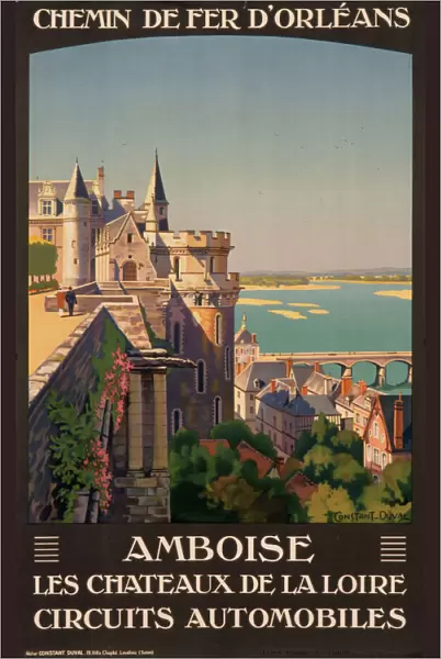 Poster advertising Amboise