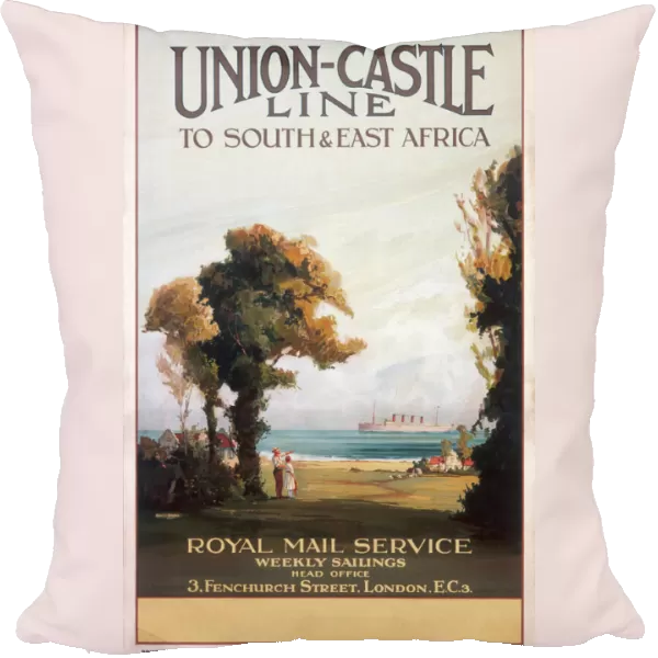 Poster advertising the Union Castle Line