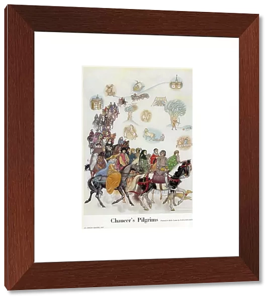 Chaucers Pilgrims by Pauline Baynes