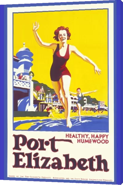 Poster advertising Port Elizabeth, South Africa
