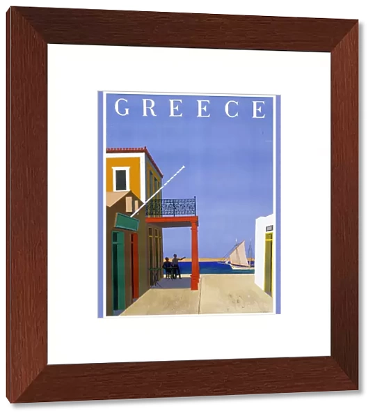 Greece travel poster