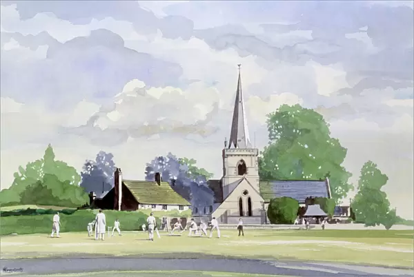 Cricket in an English Village
