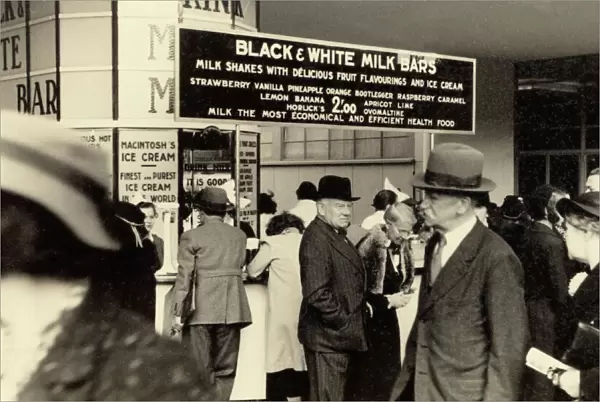Black and White Milk Bar
