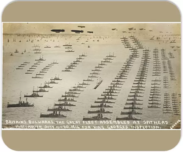 The British Fleet - Spithead, 1914