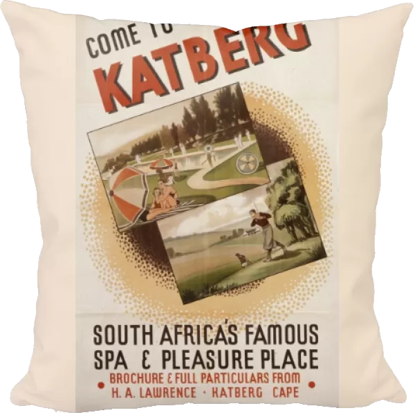 Poster advertising Katberg, South Africa