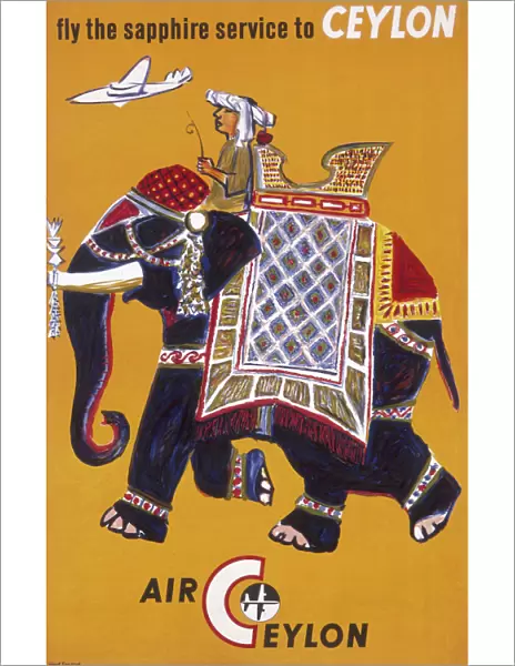 Poster advertising Air Ceylon