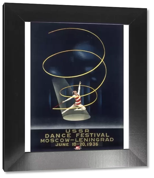 Poster advertising a Dance Festival in the USSR