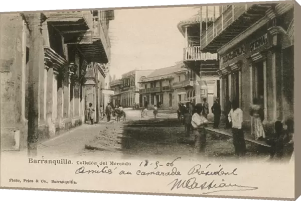 Colombia - Barranquilla - Market Street