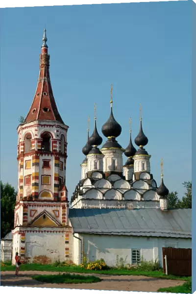 Renovated church at Suzdal, Russia