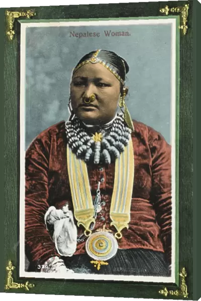 Highly decorated Nepalese Woman