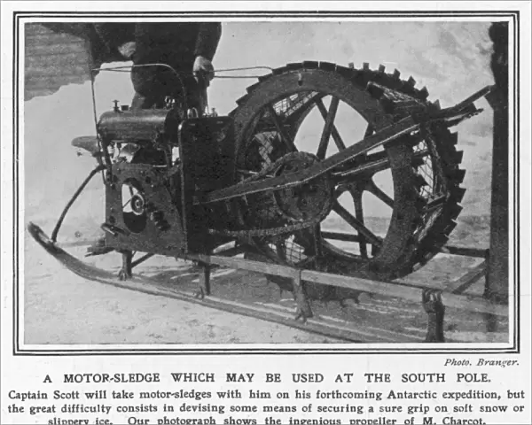 A motor sledge which may be used at the South Pole
