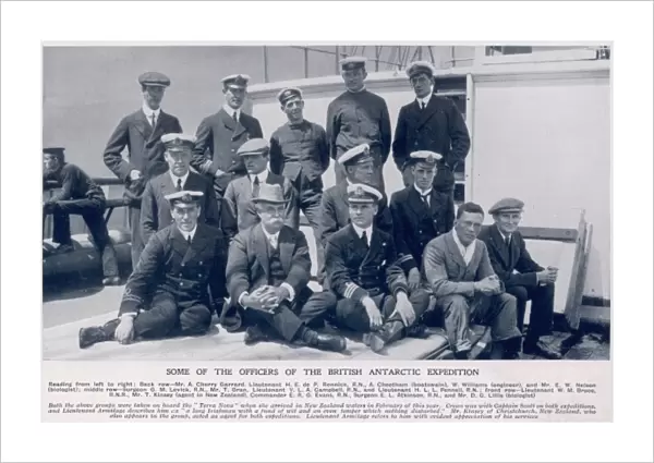 Some of the Officers of the British Antarctic expedition